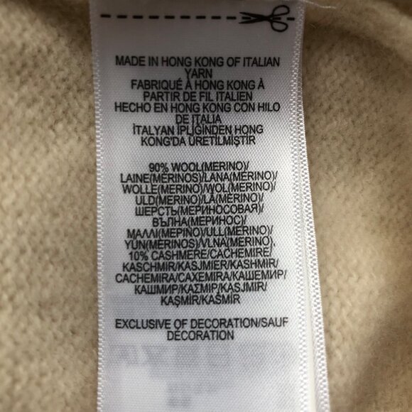 Polo Ralph Lauren Italian Merino Wool 3/4 Sleeve Turtleneck Sweater Size M - Picture 7 of 8